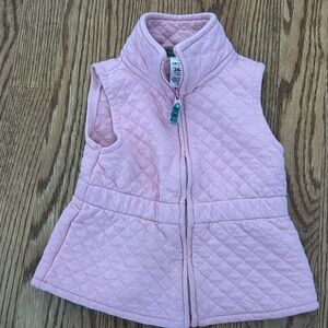 Carter's Light Pink Quilted Vest for Kids